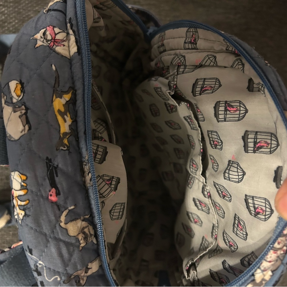 Vera Bradley Cat’s Meow Print Mini Backpack - Picture 4 of 5